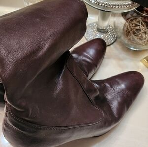 Cole Hann tall classic brown leather boot